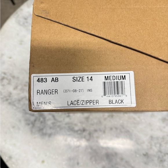 Men's Black Leather Ankle Boots - Picture 6 of 6